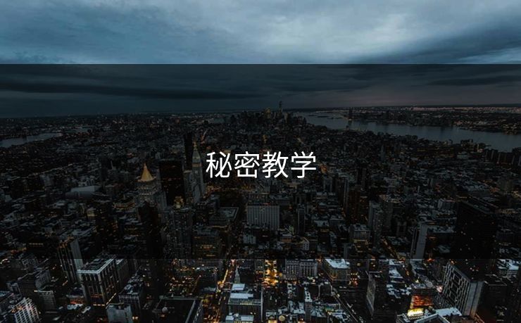 秘密教学